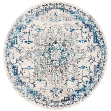 Safavieh 12 x 15 ft. Madison 473C Power Loomed Round Area Rug; Ivory & Grey MAD473C-1215